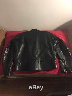 Men's Vanson Leather Motorcycle Jacket (Size 48)