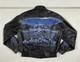 Mens 1995 Harley Davidson Bike Week Hand Painted Leather Motorcycle Jacket 42
