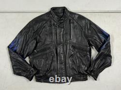 Mens 1995 Harley Davidson Bike Week Hand Painted Leather Motorcycle Jacket 42