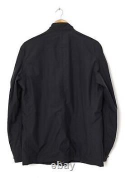 Mens BARBOUR INTERNATIONAL Mannmac Jacket Motorcycle Nylon Shell Black Size L