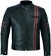 Mens Black Genuine Cowhide Leather Biker Motorbike Motorcycle Jacket CE Armour