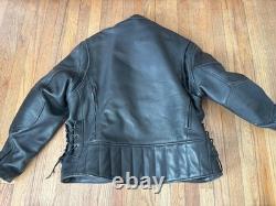 Mens Fox Creek Motorcycle Leather Racing Jacket