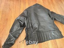 Mens Fox Creek Motorcycle Leather Racing Jacket