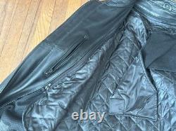 Mens Fox Creek Motorcycle Leather Racing Jacket