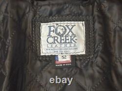 Mens Fox Creek Motorcycle Leather Racing Jacket