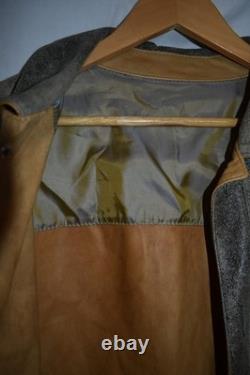 Mens REMY LEATHER Brown Butter Soft Leather Jacket Coat Size 40 Y-5