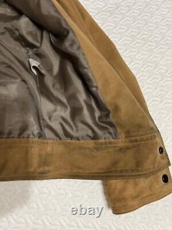 Mens Vintage Suede Jacket Medium System