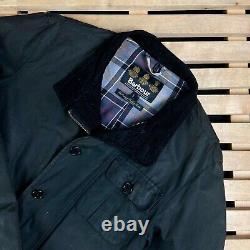 Mens Wax Jacket Barbour Care Commander Size S Waxed