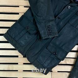 Mens Wax Jacket Barbour Care Commander Size S Waxed