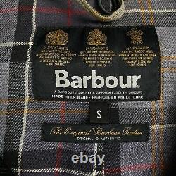 Mens Wax Jacket Barbour Care Commander Size S Waxed