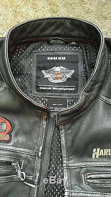 Mens harley davidson leather jacket