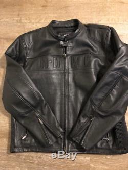 Mens harley davidson leather jacket 2 xl