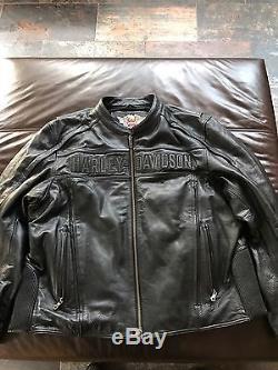 Mens harley davidson leather jacket XXXL 3XL