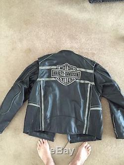 Mens harley leather jacket xl Luminator 360