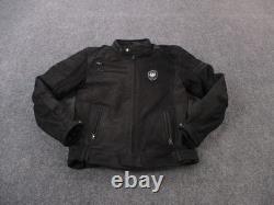 Merlin Heritage Collection Leather Jacket Mens 38 Biker Heavy Motorcycle Lined