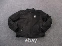 Merlin Heritage Collection Leather Jacket Mens 38 Biker Heavy Motorcycle Lined