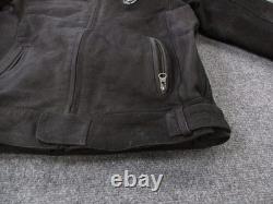 Merlin Heritage Collection Leather Jacket Mens 38 Biker Heavy Motorcycle Lined