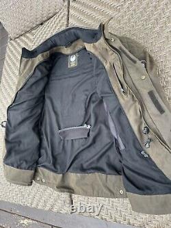 Merlin Waxed Cotton Heritage Collection Motorcycle Jacket Mens Large England