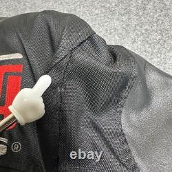 Milwaukee Big Dog Motorcycles Black Leather Riding Jacket Mens Large