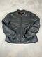 Milwaukee Leather Jacket Mens Size XL Black Sporty Scooter Crossover Motorcycle