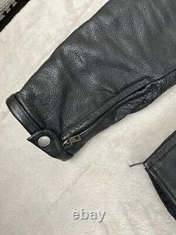 Milwaukee Leather Jacket Mens Size XL Black Sporty Scooter Crossover Motorcycle