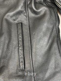 Milwaukee Leather Jacket Mens Size XL Black Sporty Scooter Crossover Motorcycle