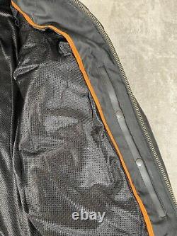 Milwaukee Leather Jacket Mens Size XL Black Sporty Scooter Crossover Motorcycle