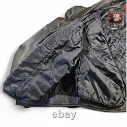 Milwaukee Leather Motorcycle Jacket Large Ventilation Zip Liner Utility Pockets