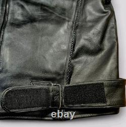 Milwaukee Leather Motorcycle Jacket Large Ventilation Zip Liner Utility Pockets