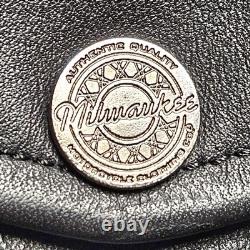 Milwaukee Leather Motorcycle Jacket Large Ventilation Zip Liner Utility Pockets