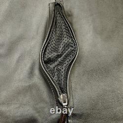 Milwaukee Leather Motorcycle Jacket Large Ventilation Zip Liner Utility Pockets