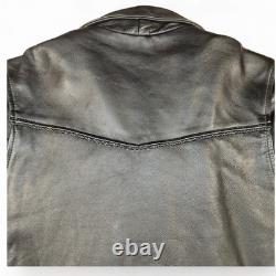 Milwaukee Leather Motorcycle Jacket Large Ventilation Zip Liner Utility Pockets