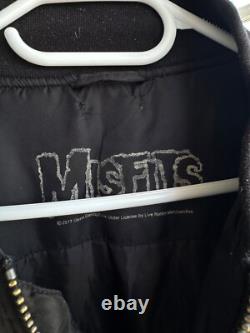 Misfits Bomber Motorcycle Mens Jacket Size M