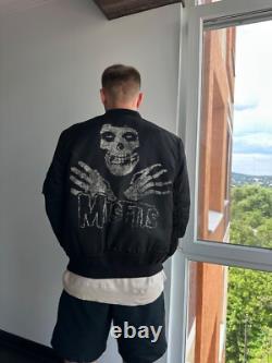Misfits Bomber Motorcycle Mens Jacket Size M