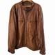 Misuri Firenze Italian Leather Cafe Racer Jacket Men's Size 60