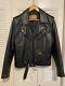 Montgomery Ward Vintage leather motorcycle jacket size 36 Quality Outerwear