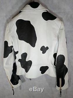 Moschino Couture Cow Leather Biker Jacket Sold Out $4595