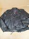 Motorcycle Black Jacket XPERT PERFORMANCE Heavy Motorcycle Leather MENS XXL
