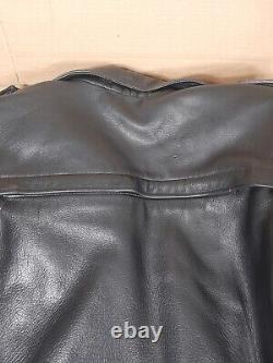 Motorcycle Black Jacket XPERT PERFORMANCE Heavy Motorcycle Leather MENS XXL