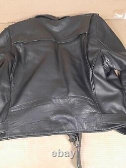 Motorcycle Black Jacket XPERT PERFORMANCE Heavy Motorcycle Leather MENS XXL
