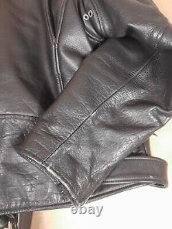 Motorcycle Black Jacket XPERT PERFORMANCE Heavy Motorcycle Leather MENS XXL