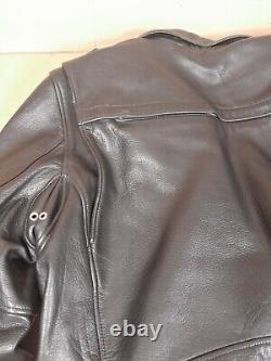 Motorcycle Black Jacket XPERT PERFORMANCE Heavy Motorcycle Leather MENS XXL
