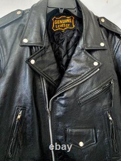 Motorcycle GENUINE LEATHER JACKET SIZE 46