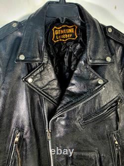 Motorcycle GENUINE LEATHER JACKET SIZE 46