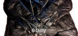 Motorcycle GENUINE LEATHER JACKET SIZE 46