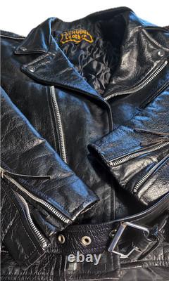 Motorcycle GENUINE LEATHER JACKET SIZE 46