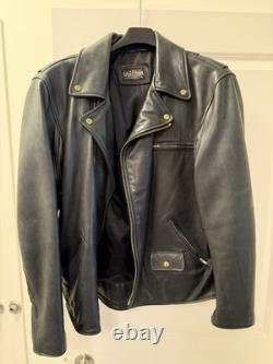 Motorcycle Jacket Men's XL Made In USA R&S Leather Sportswear (CT)