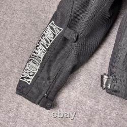 Motorcycle Jacket Yellow Corn Mens Medium Black Titanium Max Armored