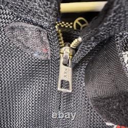 Motorcycle Jacket Yellow Corn Mens Medium Black Titanium Max Armored