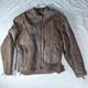 Motorcycle Leather Jacket Cafe Racer Style Size 56 with Chaps